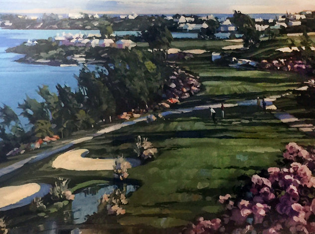 18th Fairway At Castle Harbor 1991 Limited Edition Print by Howard Behrens