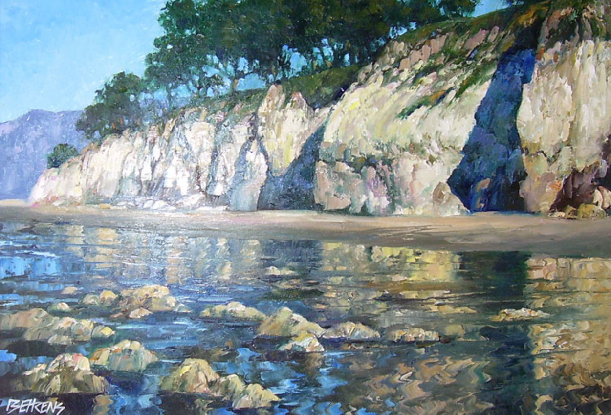 California Coast 28x42 Huge Original Painting by Howard Behrens