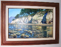 California Coast 28x42 Huge Original Painting by Howard Behrens - 1