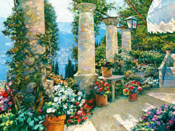 Hotel Capri 2002 Embellished Limited Edition Print - Howard Behrens Hotel Capri 2002 Embellished Limited Edition Print - Howard Behrens