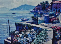 Lago Como Italy 1991 Limited Edition Print by Howard Behrens - 0
