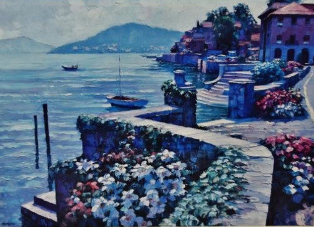 Lago Como - Italy 1991 Limited Edition Print by Howard Behrens
