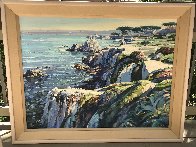 Monterey Walkway 44x56 Super Huge Original Painting by Howard Behrens - 1 Monterey Walkway 44x56 Super Huge Original Painting by Howard Behrens - 1