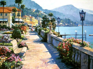 Bellagio Promenade 1991 Limited Edition Print - Howard Behrens Bellagio Promenade 1991 Limited Edition Print - Howard Behrens