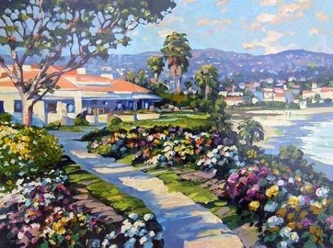 Grove Street Canvas and Las Brisas, Set of 2  1994 Embellished Limited Edition Print - Howard Behrens