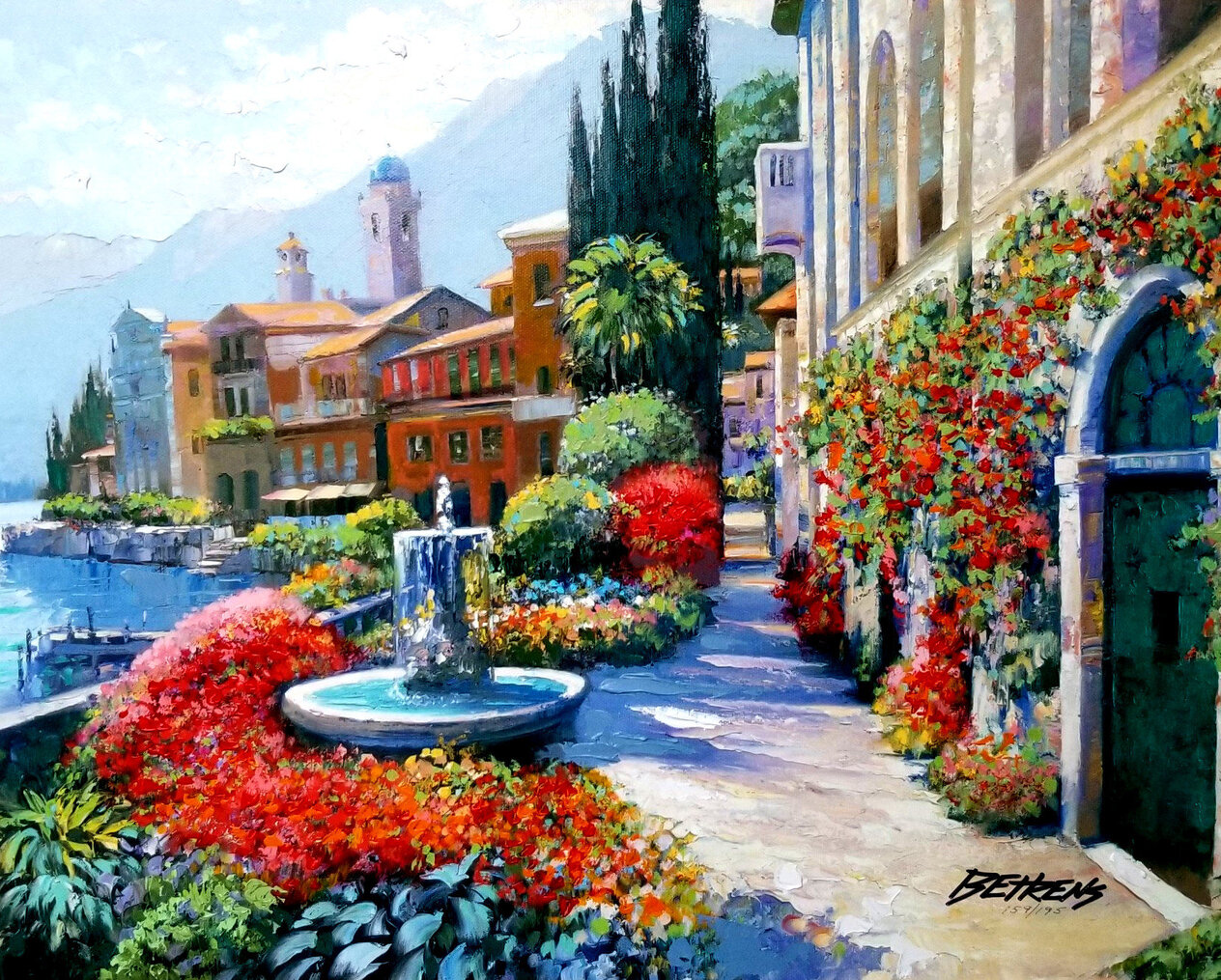 Splendor of Italy Impressionism by Howard Behrens - For Sale on Art ...