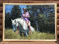 Dee Dee 1981 39x55 Huge Original Painting by Howard Behrens - 1 Dee Dee 1981 39x55 Huge Original Painting by Howard Behrens - 1