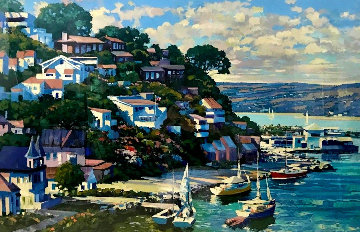 Sausalito Panoramas AP 1993 Limited Edition Print - Howard Behrens Sausalito Panoramas AP 1993 Limited Edition Print - Howard Behrens