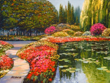 Tribute to Monet Series: Colors of Giverny 2011 Limited Edition Print - Howard Behrens Tribute to Monet Series: Colors of Giverny 2011 Limited Edition Print - Howard Behrens