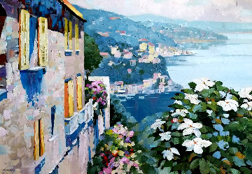 Mediterranean View AP 1990 Limited Edition Print - Howard Behrens Mediterranean View AP 1990 Limited Edition Print - Howard Behrens