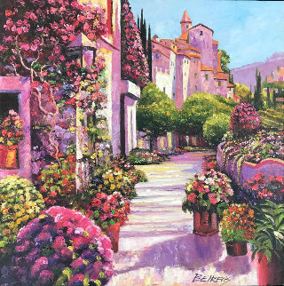Burgundy Deja Vu 30x30 Original Painting - Howard Behrens Burgundy Deja Vu 30x30 Original Painting - Howard Behrens