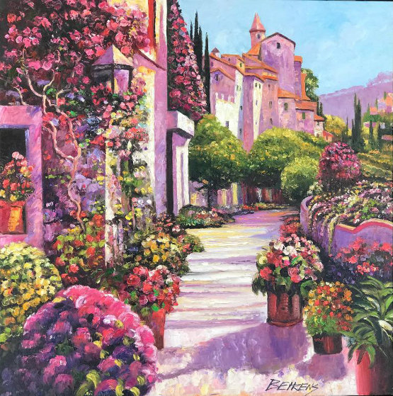 Burgundy Deja Vu 30x30 by 