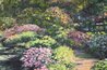Giverny Path Heavily Embellished Giclee on Canvas - France Limited Edition Print by Howard Behrens - 2 Giverny Path Heavily Embellished Giclee on Canvas - France Limited Edition Print by Howard Behrens - 2
