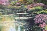 Giverny Path Heavily Embellished Giclee on Canvas - France Limited Edition Print by Howard Behrens - 3 Giverny Path Heavily Embellished Giclee on Canvas - France Limited Edition Print by Howard Behrens - 3