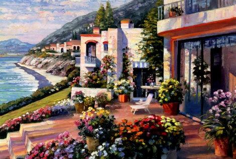 Pacific Patio 1996 - California Limited Edition Print - Howard Behrens