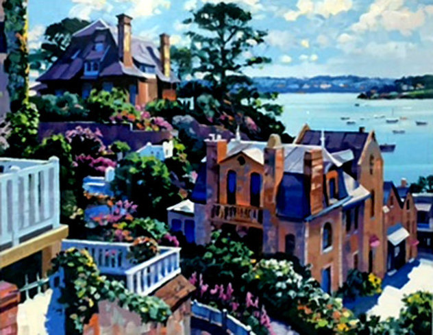 Dinard 1992 Heavily Artist Embellished Limited Edition Print by Howard Behrens