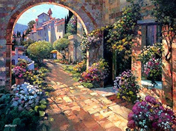 Beyond the Garden Wall Limited Edition Print - Howard Behrens Beyond the Garden Wall Limited Edition Print - Howard Behrens