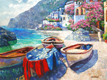 Memories of Capri AP 2009 Heavily Embellished Limited Edition Print - Howard Behrens Memories of Capri AP 2009 Heavily Embellished Limited Edition Print - Howard Behrens