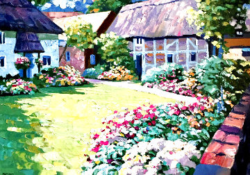 English Garden AP 1989 Limited Edition Print - Howard Behrens English Garden AP 1989 Limited Edition Print - Howard Behrens