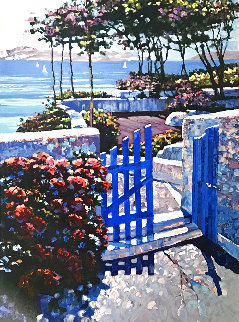 Blue Gate Limited Edition Print - Howard Behrens Blue Gate Limited Edition Print - Howard Behrens