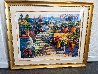Domes of Mexico 2003 Embellished on Canvas  - Huge Limited Edition Print by Howard Behrens - 1