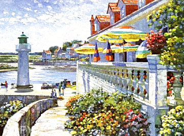 Lighthouse At Sazon 1990 Limited Edition Print - Howard Behrens Lighthouse At Sazon 1990 Limited Edition Print - Howard Behrens