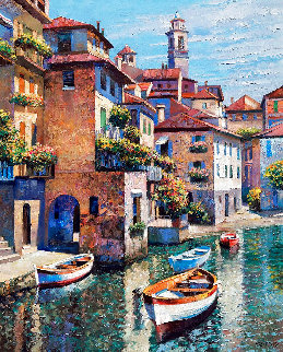 Hidden Cove - Lake Como 2002 - Italy Limited Edition Print - Howard Behrens