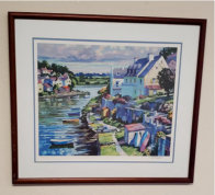 Normandy, Serigraph on Paper, 1992 Limited Edition Print by Howard Behrens - 1