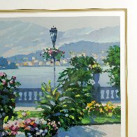 View From the Grand Hotel 1993 Huge 42x49 (Lake Como) Limited Edition Print by Howard Behrens - 3