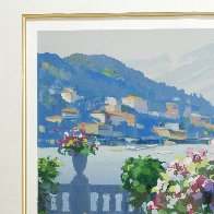View From the Grand Hotel 1993 Huge 42x49 (Lake Como) Limited Edition Print by Howard Behrens - 4