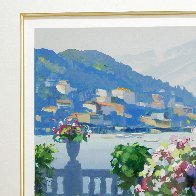 View From the Grand Hotel 1993 Huge 42x49 (Lake Como) Limited Edition Print by Howard Behrens - 5