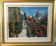 Rooftop Garden (Mexico) 2003 45x52 Huge Limited Edition Print by Howard Behrens - 1