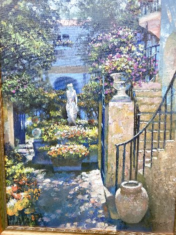 Palm Beach Flower Garden 2000 - EARLY Limited Edition Print - Howard Behrens