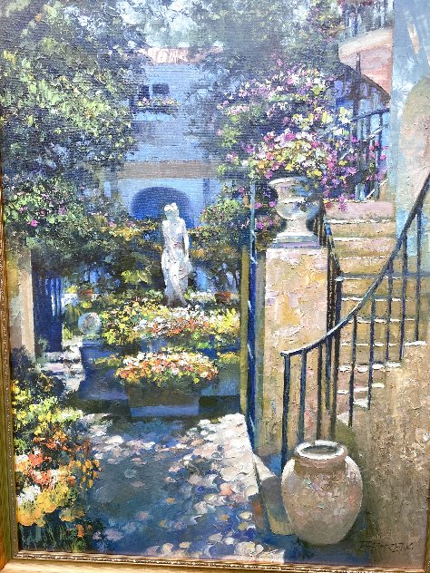 Palm Beach Flower Garden 2000 - EARLY Limited Edition Print by Howard Behrens