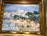 Along the Costa Bravo 41x50 Huge Painting  - Spain Original Painting by Howard Behrens - 1