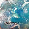 Contemplation Painting 1980 38x30 Original Painting by Howard Behrens - 6
