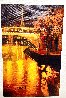 Twilight on the Seine I AP 2011 Embellished - Paris, France Limited Edition Print by Howard Behrens - 1