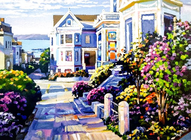 Grove Street, San Francisco 1994 - Califoria Limited Edition Print by Howard Behrens