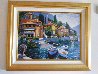 Lake Como Landing AP 2001 Embellished - Huge - Italy Limited Edition Print by Howard Behrens - 1