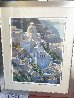 Hillside at Fira - Huge - Greece Limited Edition Print by Howard Behrens - 1