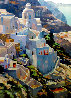 Hillside at Fira - Huge - Greece Limited Edition Print by Howard Behrens - 0