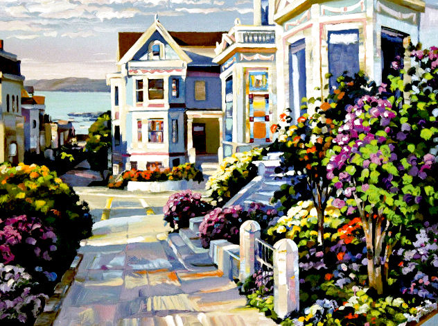 Grove Street San Francisco 1994 - California Limited Edition Print by Howard Behrens