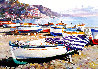 Amalfi Boats 1988 - Huge - Italy Limited Edition Print by Howard Behrens - 0