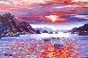 Amalfi Sunset Heavily Embellished 2010 - France Limited Edition Print by Howard Behrens - 0