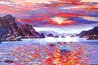 Amalfi Sunset - Heavily Embellished Giclee on Canvas 2010 - France Limited Edition Print by Howard Behrens - 0
