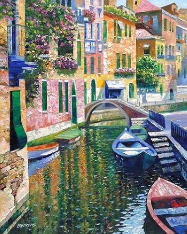 Romantic Canal 2006 - Venice, Italy Limited Edition Print - Howard Behrens