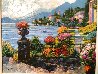 Varenna Morning Embellished - Italy Limited Edition Print by Howard Behrens - 2