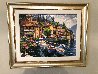 Lake Como Landing 2005 Embellished - Italy Limited Edition Print by Howard Behrens - 1