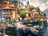 Lake Como Landing 2005 Embellished - Italy Limited Edition Print by Howard Behrens - 0