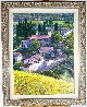 Tuscan Village 53x53 - Huge Painting  - Italy Original Painting by Howard Behrens - 2